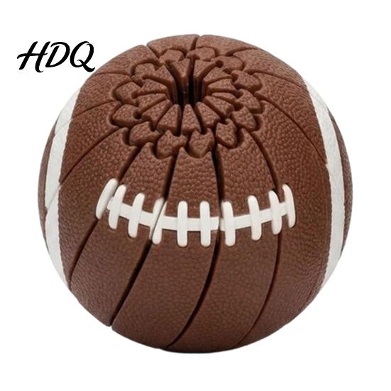 Fidget Gadget Stress Relief Toy 3D Printed Anxiety Design Twist And Sphere Toy Rotate Portable Interactive Decompression for Teens Adults