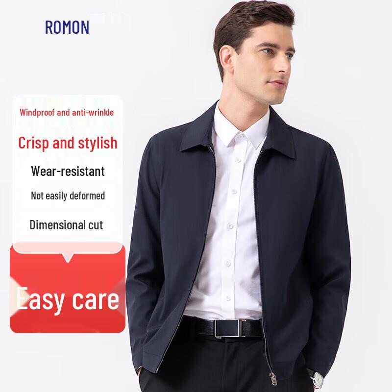 

Romon Men s Business Casual Lapel Jacket 175