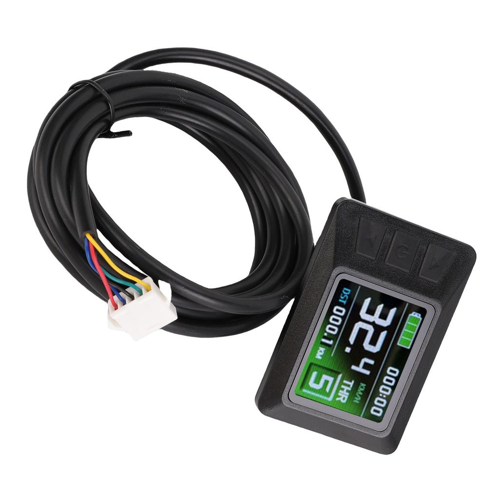 Electric Bike LCD Display Meter Color Display for KT LCD7C Electric Scooter Control Panel with SM Connector for KT