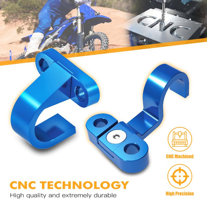 NICECNC For Yamaha YZ125 YZ 250 250F 2006-2022 YZ 250 450 X FX Rear Brake Line Hose Clamp Holder WR250F WR450F 2006-2021 2020