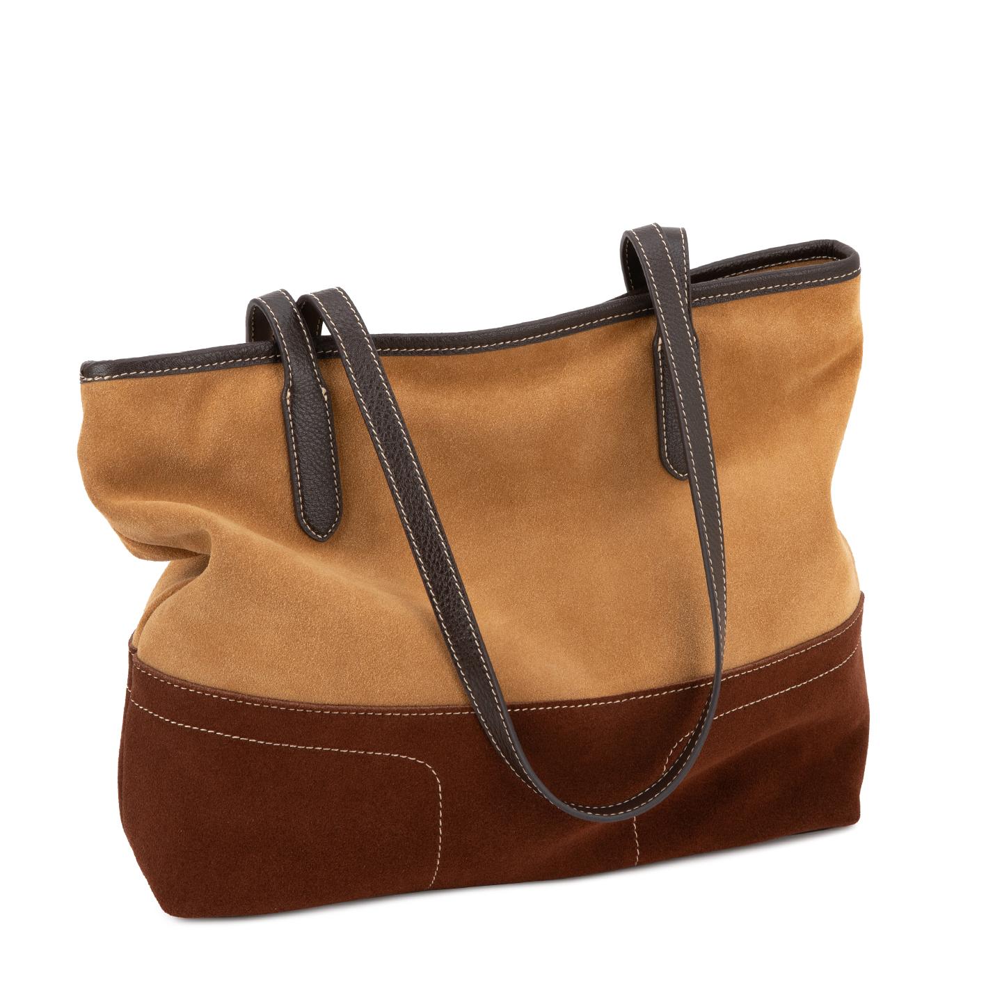 VENOF Большая вместительная женская сумка через плечо женская высококачественная мягкая сумка для дальних поездок сумки-шопперы высшего качества подмышками 2025 ONE SIZE коричневый 7598₽