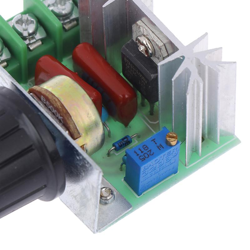 2000W Ac 50-250V 25A Adjustable Motor Speed Controller Voltage Regulator