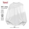 VANCL Men's Pure Cotton Long-Sleeve Round Neck T-Shirt
