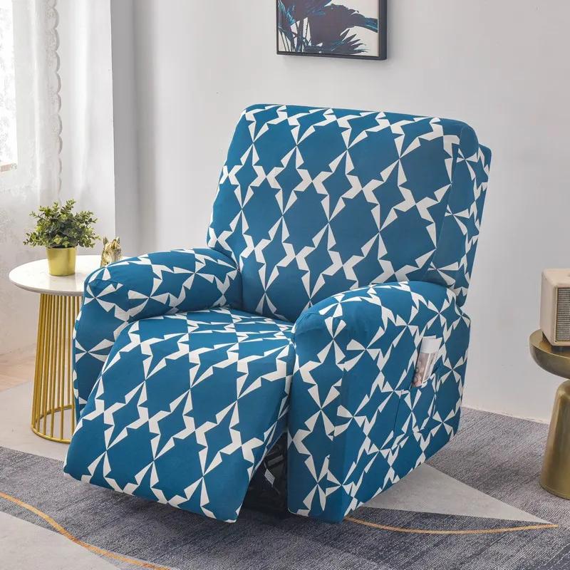 Elastic Single Sofa Cover Stretch Chair Cover for Recliner Chair Slipcover for Living Room Recliner Protector with Protector