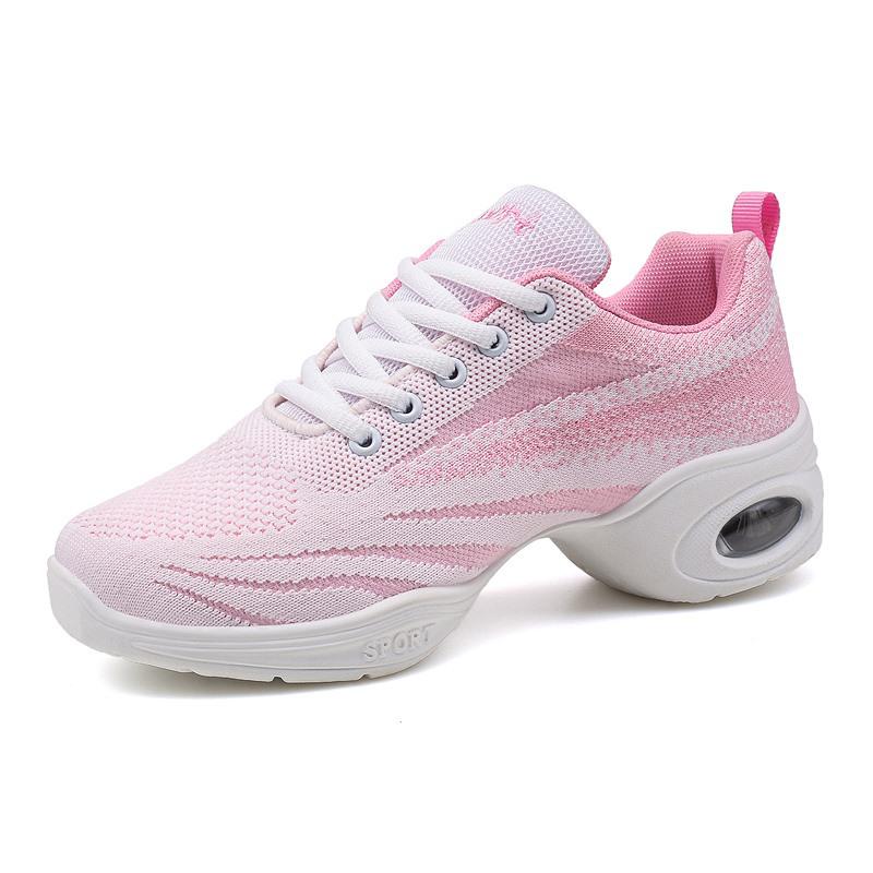 Women's 2025 Modern Dance Soft Sole Mesh Sneakers - Square Dance Shoes 822