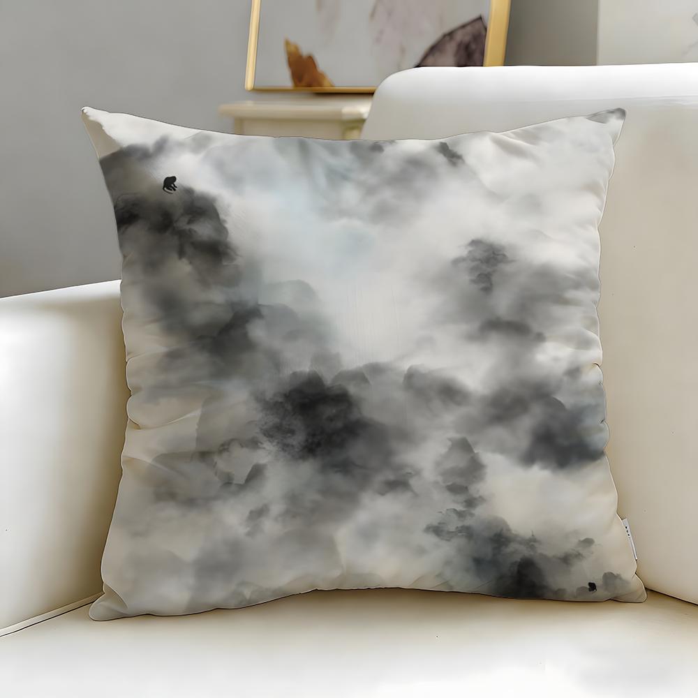 Flowers and plants Cushion Cover Soft  EasyWash Pillow Case  Versatile for Couch Bed Travel and Office