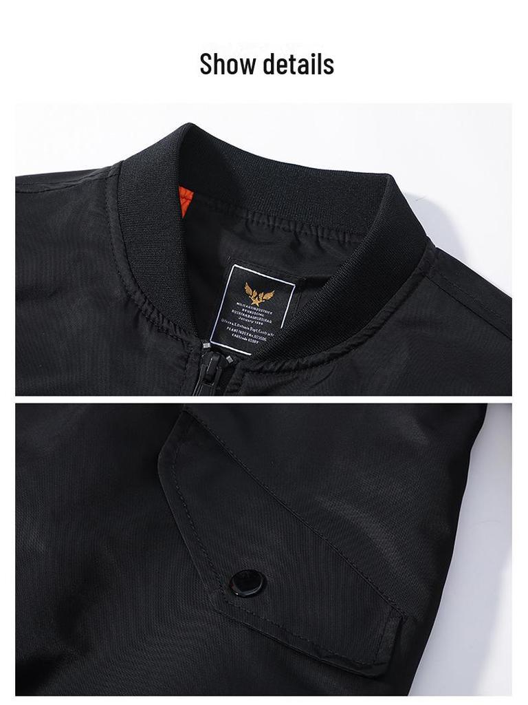 Jaqueta Bomber Casual Camuflada Masculina 2024 - Moda Confortável e Versátil para Primavera/Outono