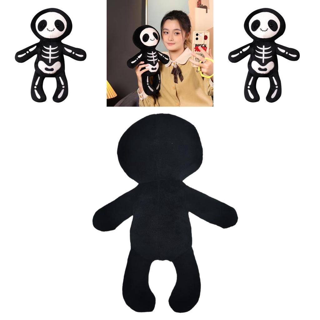 Funny Halloween Skull Bob Plush Toy For Boys Cute Doll Gift Birthday Present