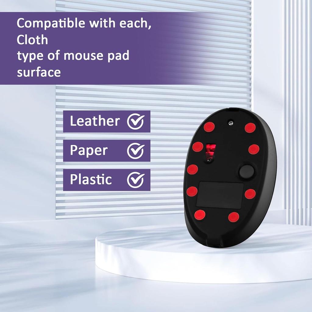 80pcs Mouse Skates for Glass Mousepad, Dot Mouse Skates, Glass Mouses Skates, 7mm X 7mm Compatible with Most Mousepads(Black White Red Purple)