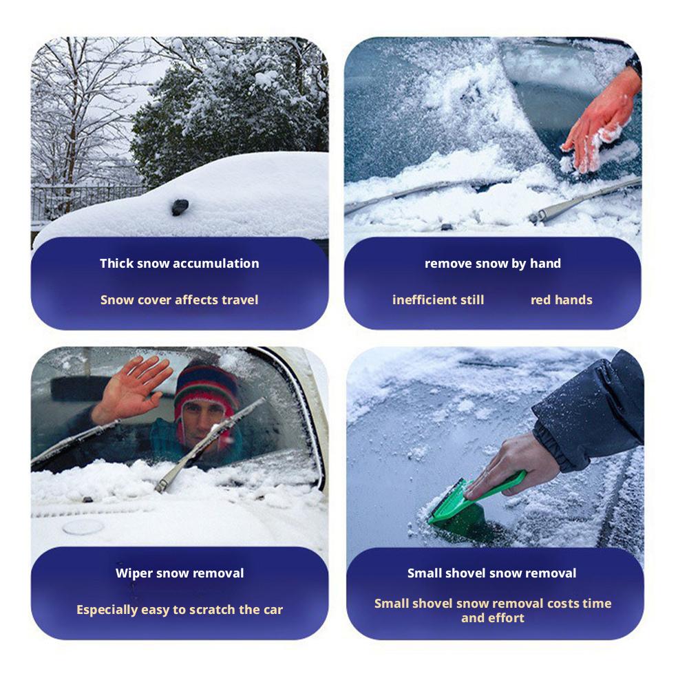 Car Snow Shovel Extendable Ice Scraper Snow Brush Detachable Windshield Snow Remove Broom Winter Auto Cleaner Tool Accessories