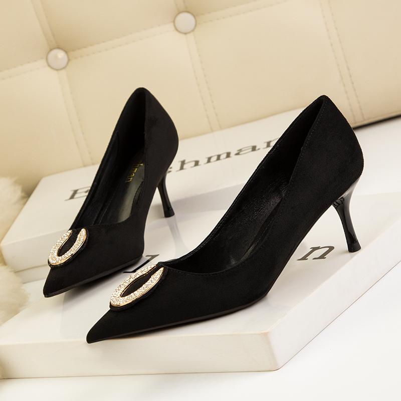 

Мода Новейшие Туфли-лодочки Металлические Стразы Женские Туфли Свадебная Обувь Туфли на Высоком Каблуке Черный Абрикосовый Сексуальные Вечерние Туфли Большой размер 41 34