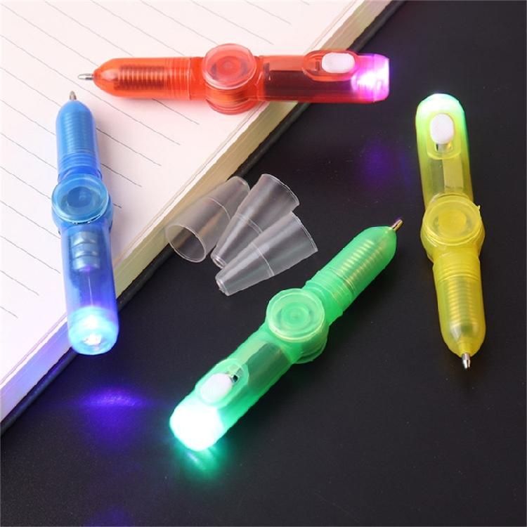 10Pieces Plastic Ballpoint Pen Set With Illuminated Tip And Rotating Grip For Comfortable Use In Dark Environments