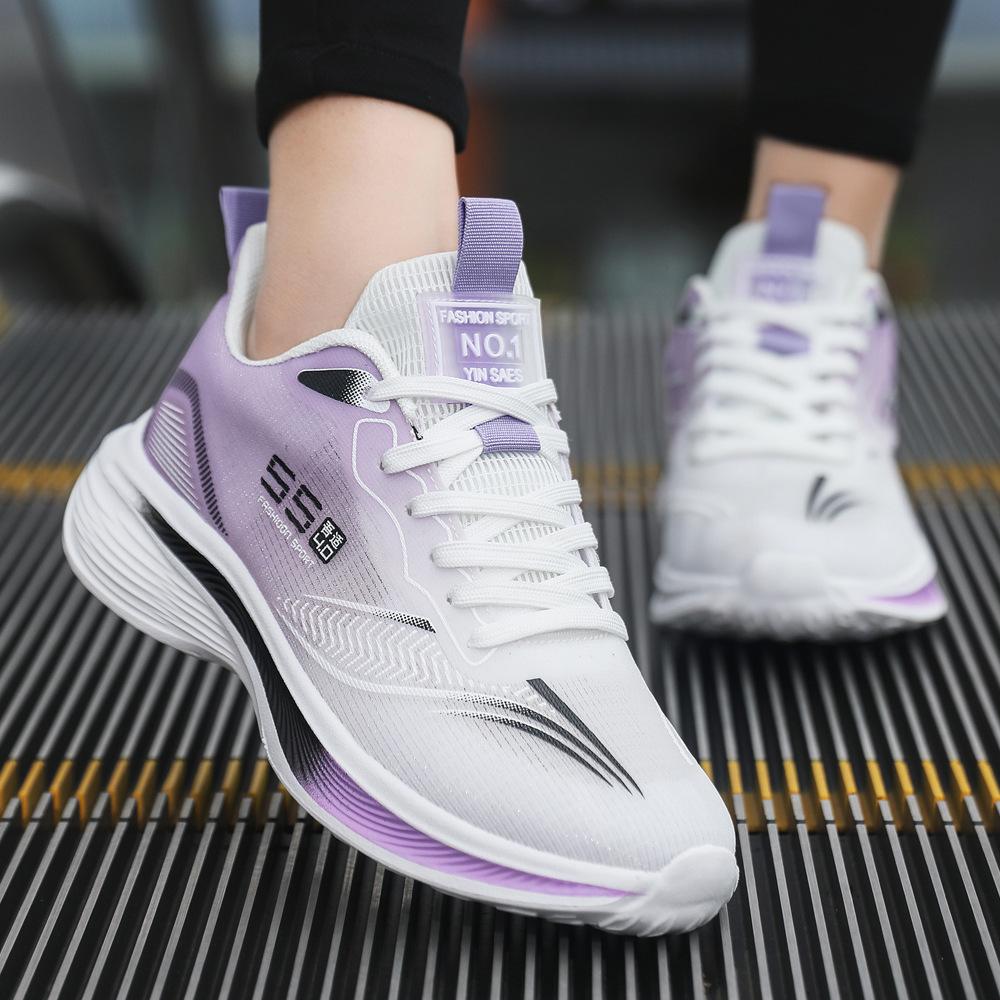 New spring and summer mesh sneakers comfortable and breathable mesh shoes lightweight running shoes men's and women's shoes