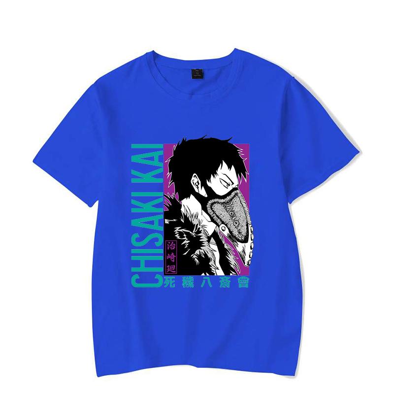 Fashion Anime Chisaki Kai Printed Short Sleeve Anime Chisaki Kai T-Shirt For Women Summer Casual T-Shirts Creative Tops