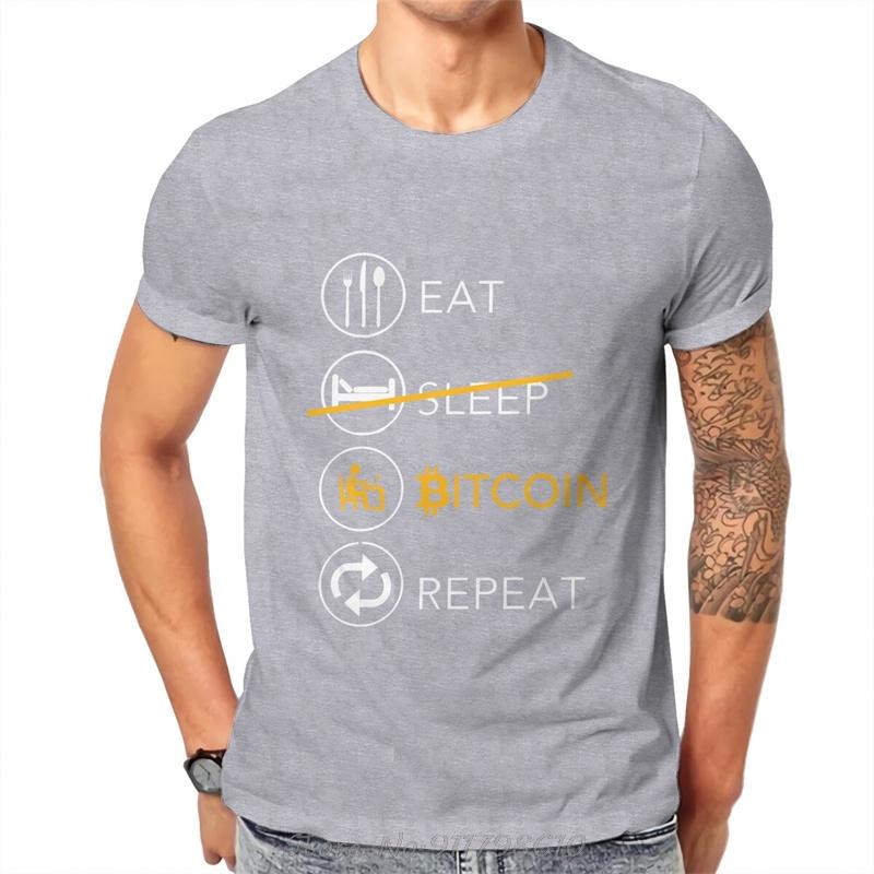 I Told You So Bitcoin Original TShirt Repeat Cryptocurrency Cotton Tops Tees Fitness T-shirt Oversized Unisex Shirt Men Clothing