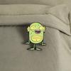 Cartoon Green Monster Enamel Pins Set Funny Creature Brooches Quirky Weird Lapel Badges Jewelry Accessories Gifts For Friends