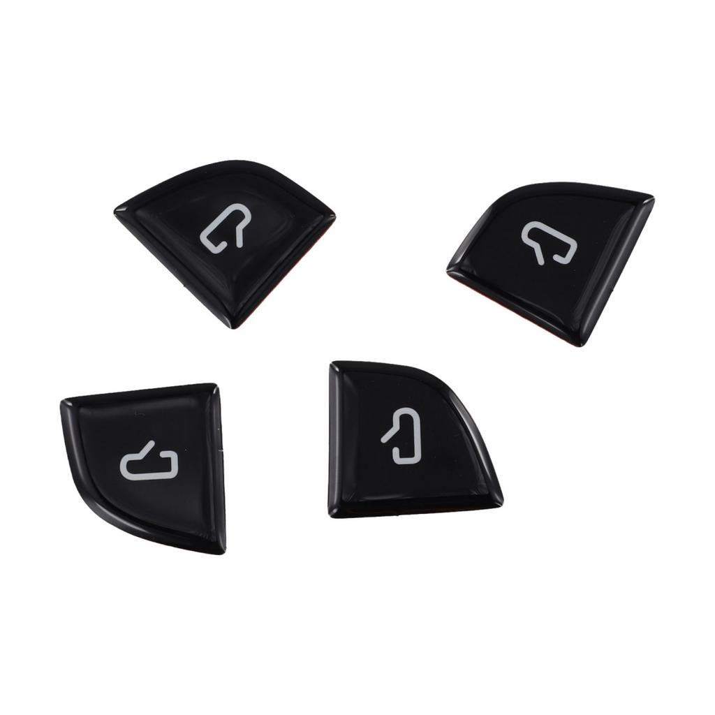 Carbon Fiber Material Window Switch Decor Easy Installation Kit
