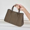 2026 Borsa da Giardino in Pelle di Mucca di Primo Strato Grande Capacità Borsa da Donna in Vera Pelle Moda di Nicchia Versatile Borsa a Mano per Pendolari