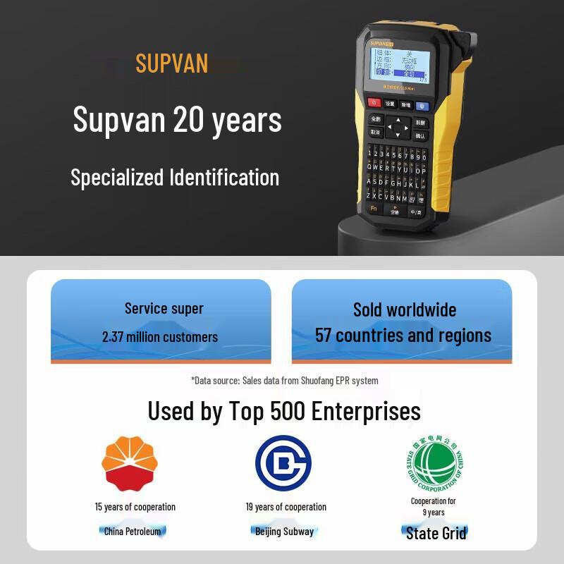 Shuofang G15Mini Portable Bluetooth Label Printer CN plug (adapter included)