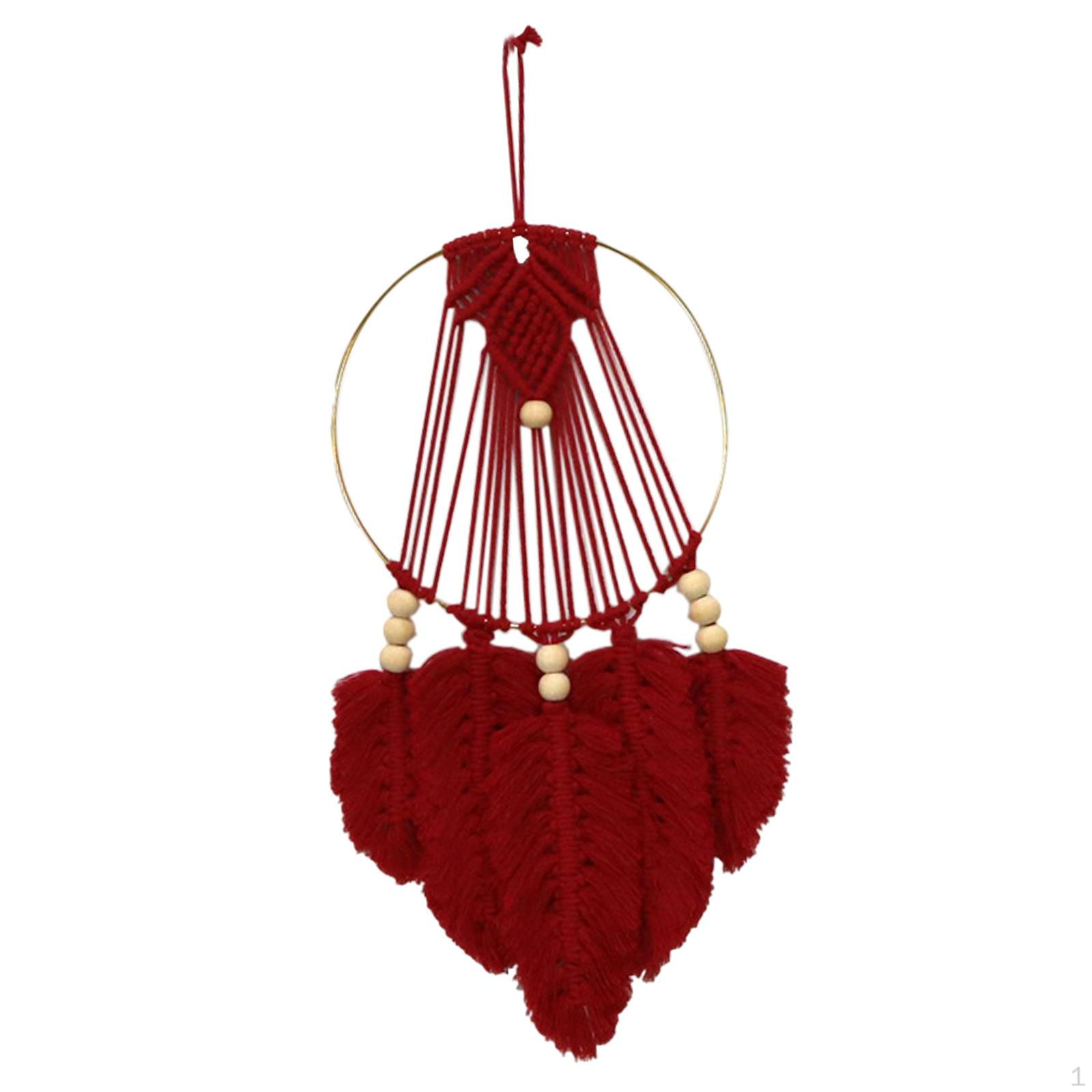 

Handcrafted Macrame Wall Art for Boho Home Decor зелёный
