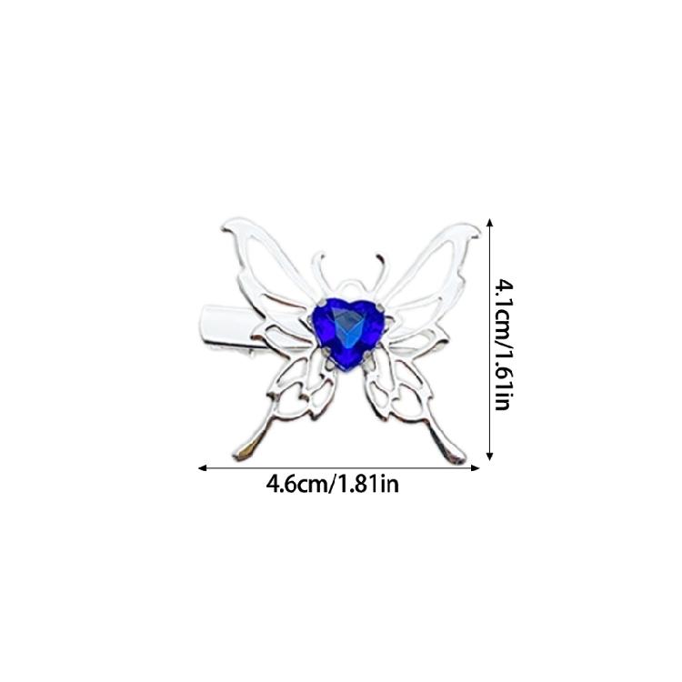 Elegant Butterfly Hair Clip Metal Hair Clip Korean Hairpin Female Side Clip Hot Girl Hair Decors Women Fashion Barrettes