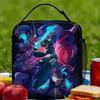 Mega Man Lunch Bag For Men  Print Lunch Box Kawaii Outdoor Picnic Cooler Bag Portable Insulated Waterproof Thermal Tote Handbags