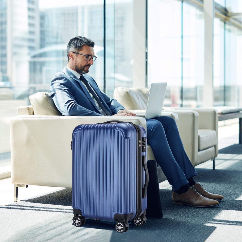 VARNIC Carry Carry PC Ultra Quiet Double TSA Business Trip Size Suitcase, Case, Bag, Material, Shockproof, Large, Lightweight, Casters, Lock, Travel,