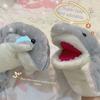 Pink Grey Plush Shark Hand Puppet Cartoon Shark Early Education Educational Toys Imaginative Play Storytelling Plush Doll Gift