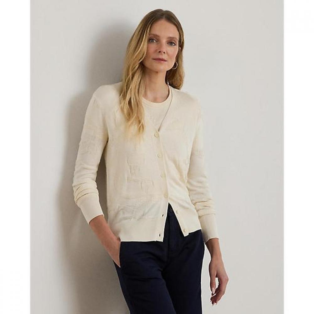 Lauren Ralph Lauren V Neck Cardigan Wmlrswes6820865101 XS