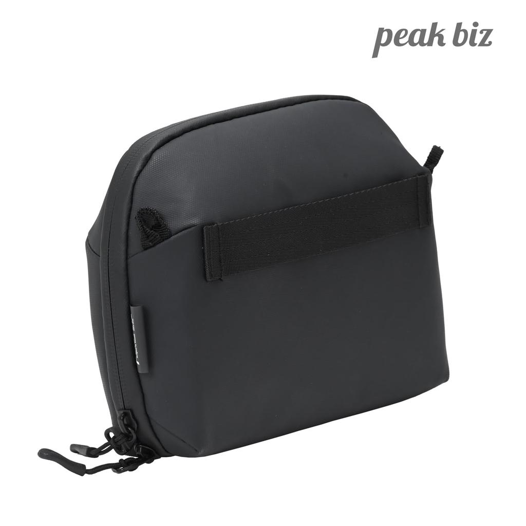 Peak Biz Travel Gadget Small Gadget Pouch, Pouch, Pouch, Bag-in-Bag, Medium, Black, VPEAK-IN09