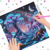 Fantasy DIY Diamond Painting Kit with Colorful Rhinestones Sparkling Craft Canvas for Adults Home Decor and Relaxing Hobby