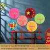 National Day Colorful Paper Fan Decoration Kit