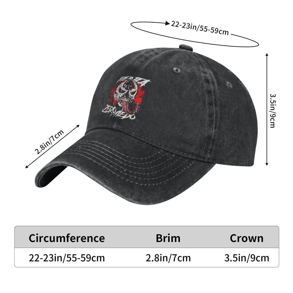 Fashion Penta Zero Miedo Baseball Caps for Men Women Distressed Washed Headwear  Outdoor Summer Unstructured Soft s Cap