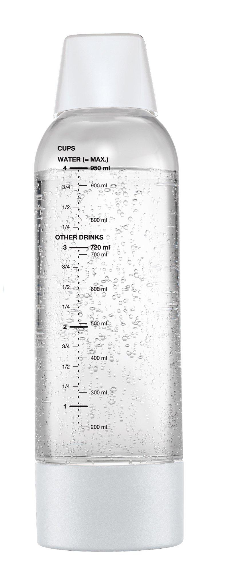 

Green House Twispa Soda Spare Bottle, 950ml, White, SODAA-BT1W