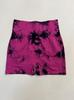Seamless High-Waist Tie-Dye Peach Lift Yoga Shorts