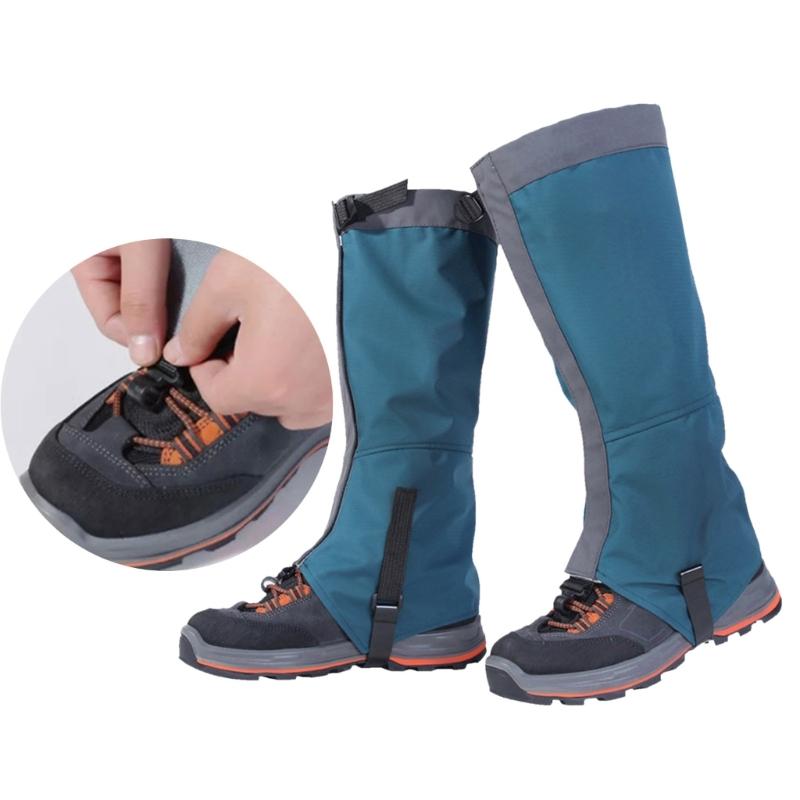 Breathable Leg Gaiters Waterproof Hiking Gaiters Adjustable Snow Boot Gaiters for Mountain Climbing and Snowshoeing