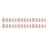 Manicure Long Almond False Nails French Aurora Press on Nails Gilding Flower Tomato Detachable Nail Tips Women