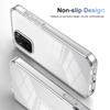 KEYSION Transparent Case for Redmi Note 10 10S 10 Pro 4G Soft TPU+PC Anti-slip HD Clear Shockproof Phone Back Cover for POCO M5S