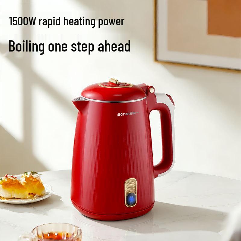 Songyi 2.5L Stainless Steel Electric Kettle - Fast Boil and Smart Keep-Warm Feature for Home Use