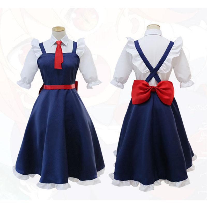 Premium Quality Miss Kobayashi's Dragon Maid Tooru Maid Dress Outfit Cosplay Costume Full Set