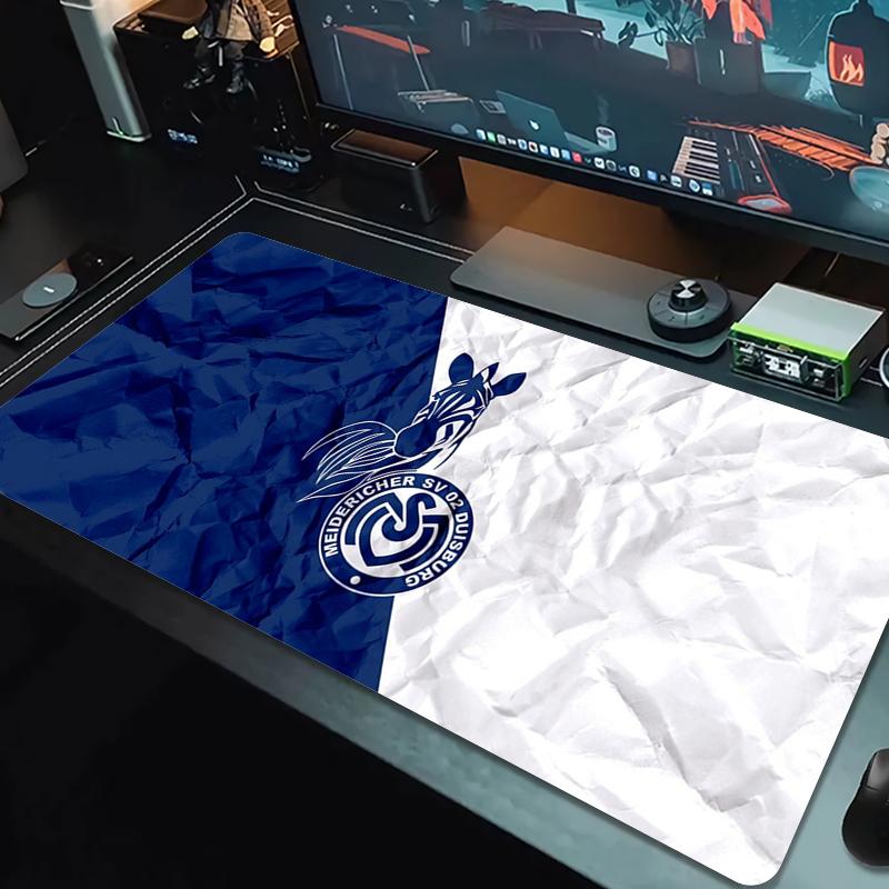 Tappetino Mouse Msv Duisburg Grande Cuscino Tavolo da Gioco Antiscivolo Laptop Tablet Mousepad Grande Tappetino XXL Mini PC Playmat Con bordo bloccato_xia