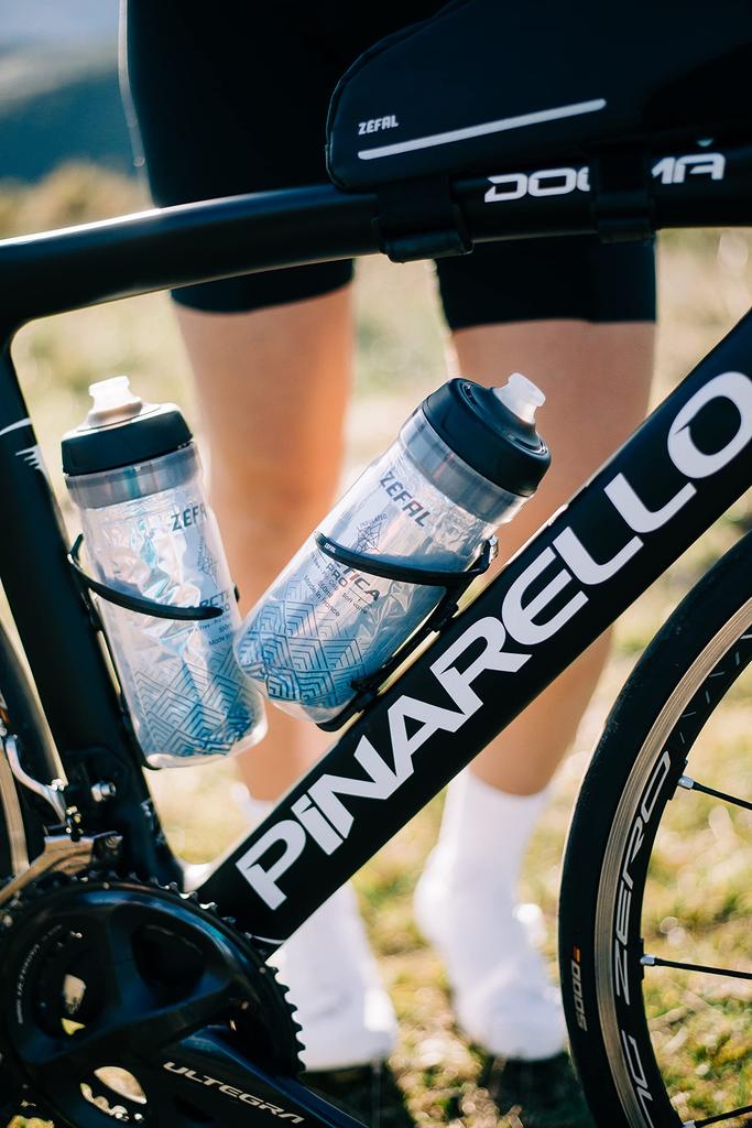 Zefal Bicycle Insulated Drink Bottle Arctica Pro 55 Silver/Black 550ml