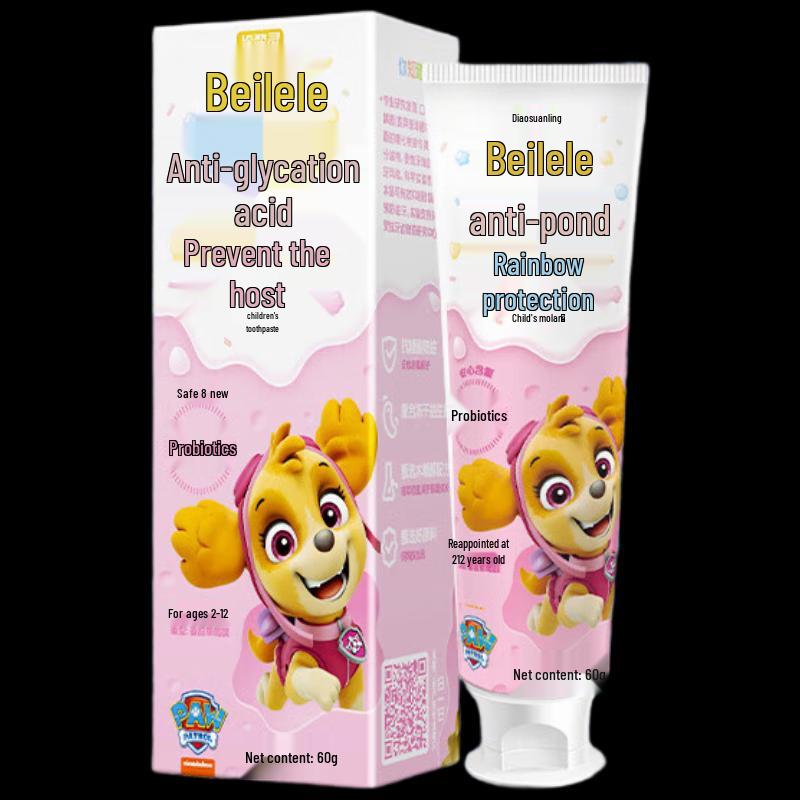 Lengsuanling Paw Patrol Kids Fluoride Toothpaste - Strawberry