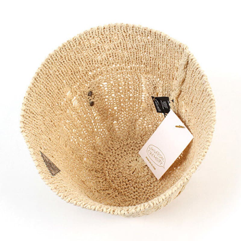Universal Chemistry Summer Ivory Knit Bucket Hat