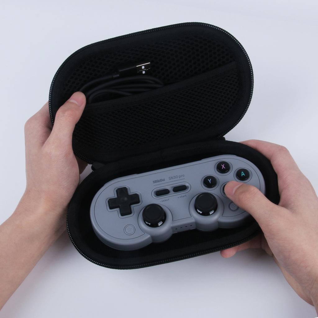 Gamepad Storage Box Protective Cover Hard Case Portable Bag Carrying Case for SF30 PRO SNES SFC Controller