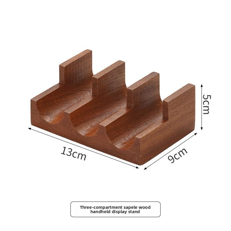 Handmade Wooden Sushi Plate With Divided Compartments For Japanese And French Cuisine Presentation
