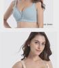 Wireless Nursing Bra: Threaded Thin, Double Buckle, Anti-Exposure for Pregnancy & Breastfeeding