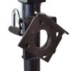 Swivel RV Jack Mounting Bracket 4 Hole Mounting Camping Vehicle Jack Bracket  For RV Trailers