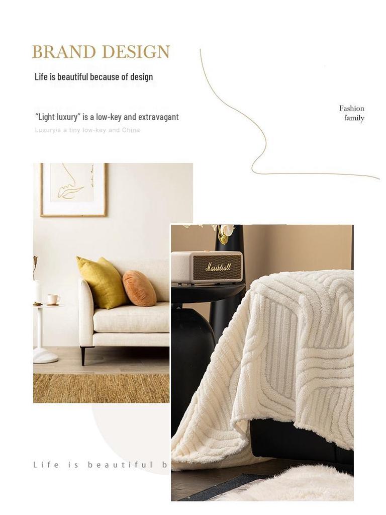 High-Quality American Style Anti-Cat Scratch Sofa Cover with Plush Sofa Cushion Protection