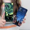 Luna Mond Katze Handyhülle für Huawei P60 P50 P40 P30 P20 P10 P9 P8 Pro Lite Plus Bunte Druckabdeckung Cover Smartphone